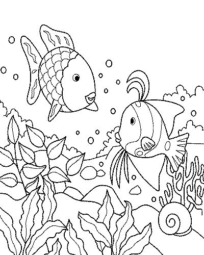 Coloriage Poissons 4