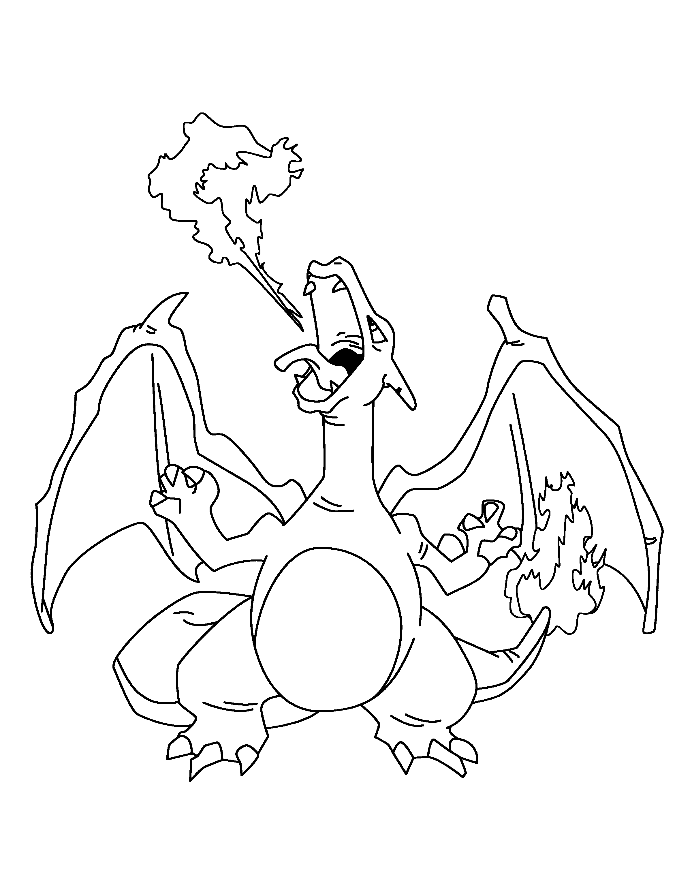Coloriage Pokemon Charizard