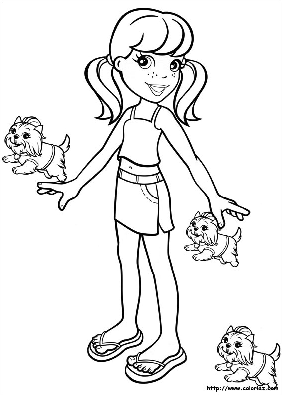 Polly et ses petits chiens