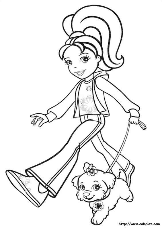 Polly et son chien