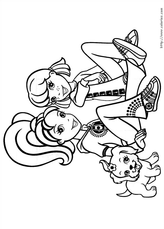 Polly léa et le chien