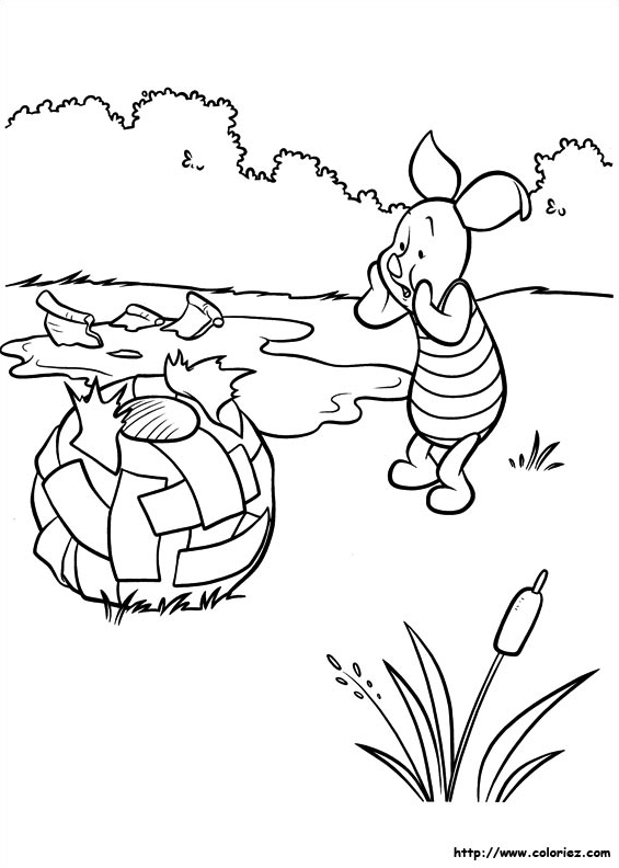 Porcinet contre les abeilles