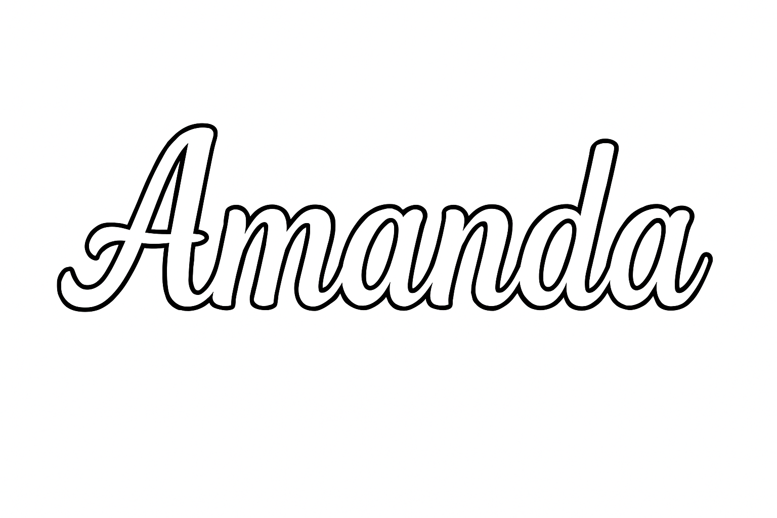 Coloriage Amanda