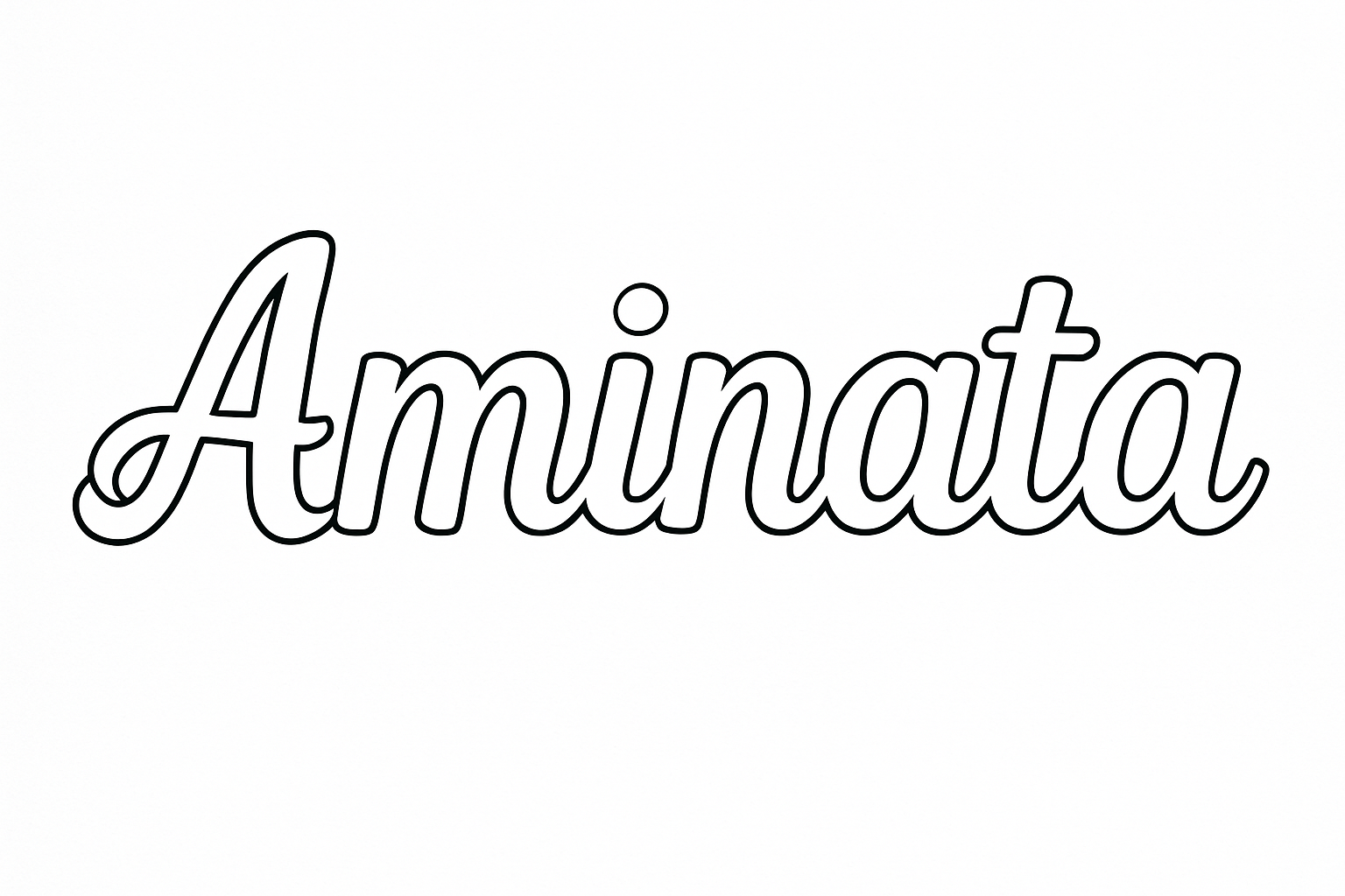 Coloriage Aminata