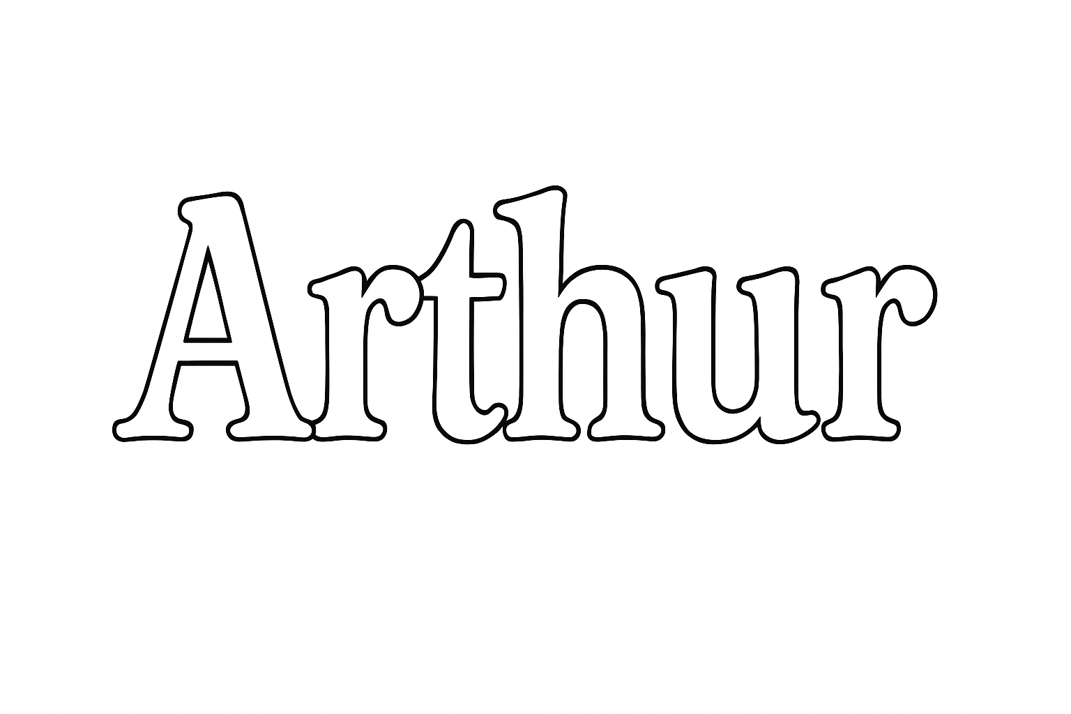 Coloriage Arthur