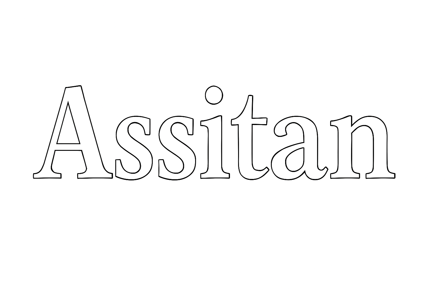 Coloriage Assitan