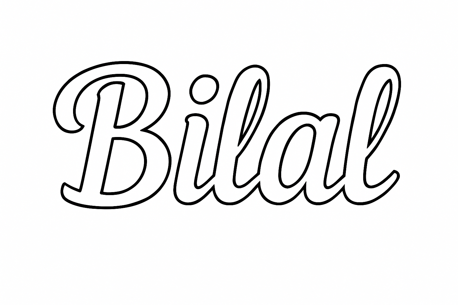 Coloriage Bilal