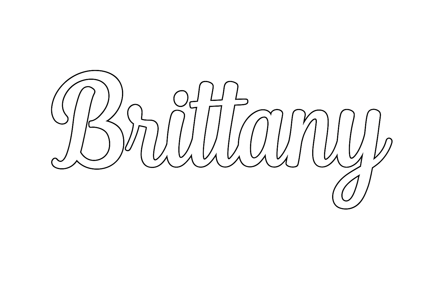 Coloriage Brittany