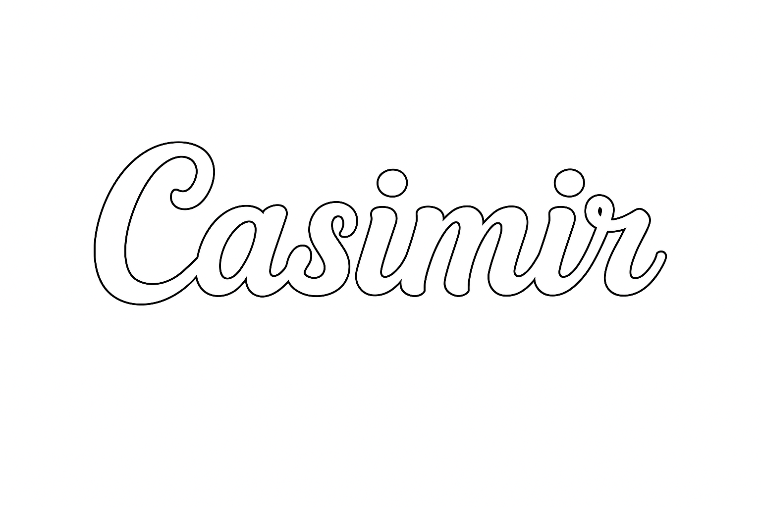 Coloriage Casimir