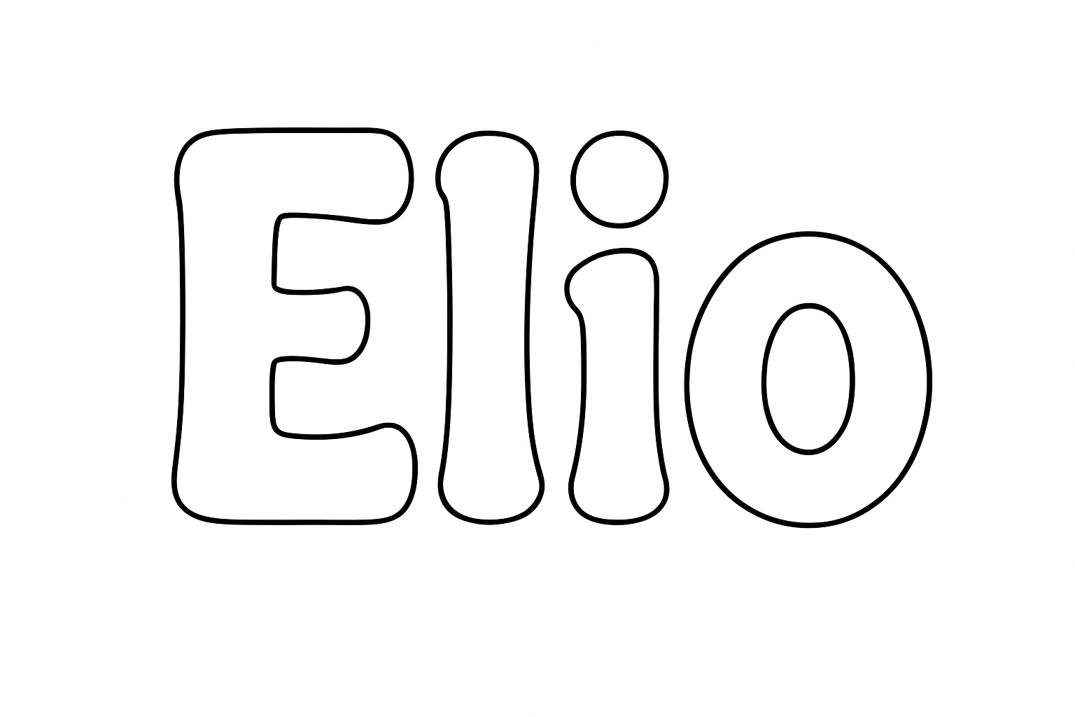 Coloriage Elio
