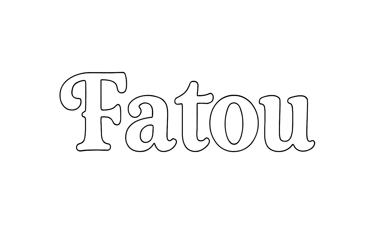 Coloriage Fatou