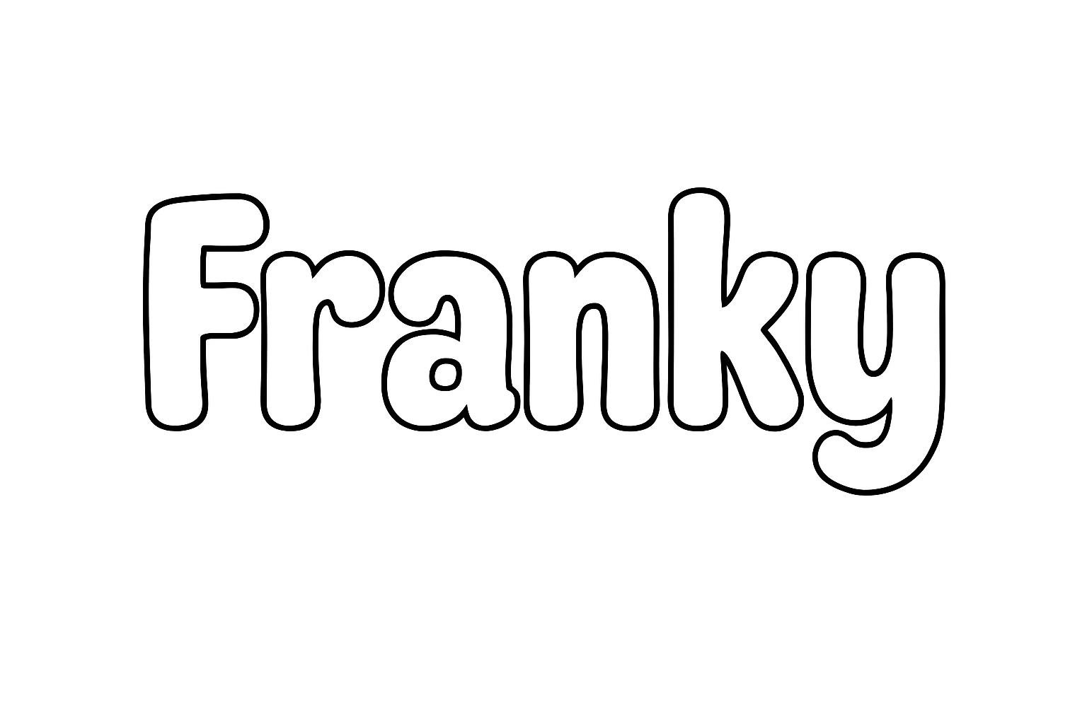 Coloriage Franky