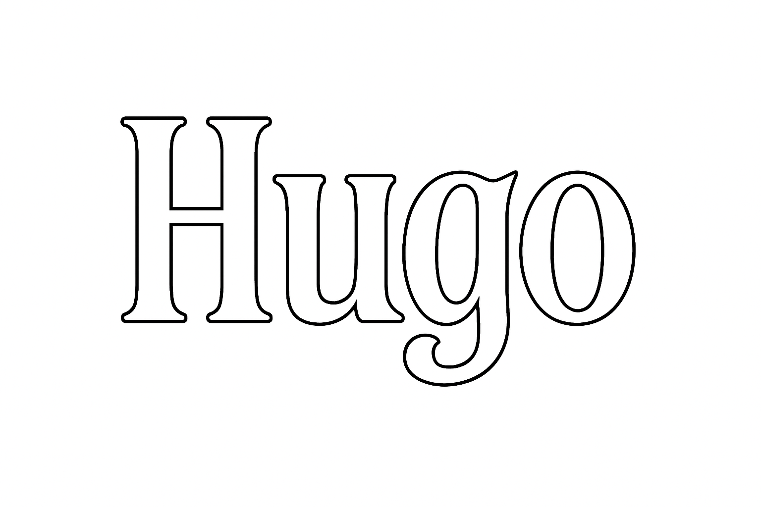 Coloriage Hugo