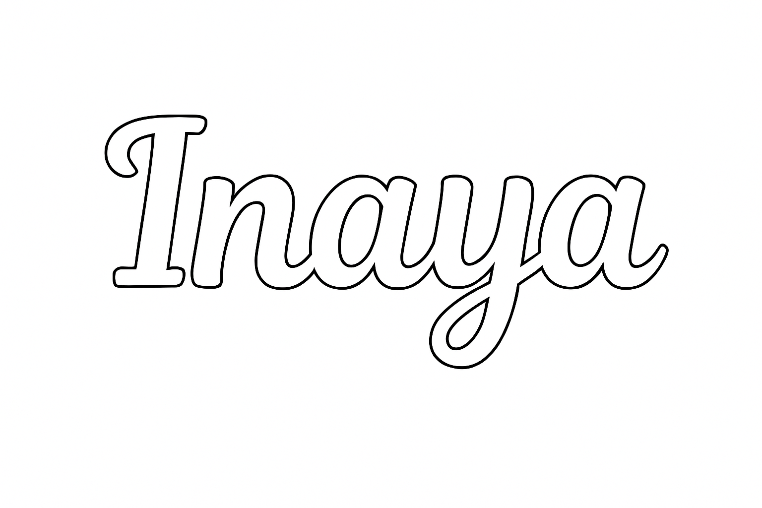 Coloriage Inaya