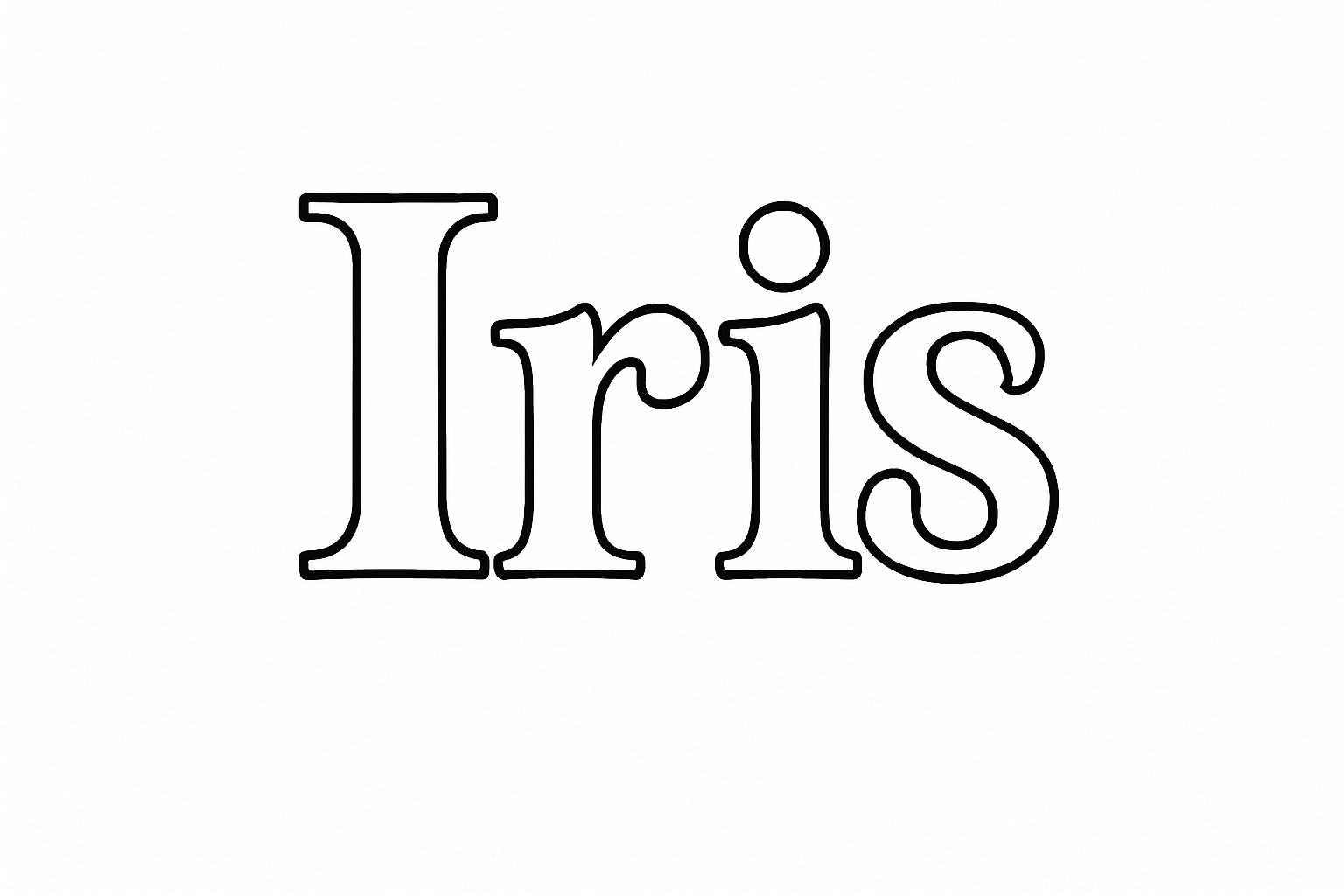 Coloriage Iris