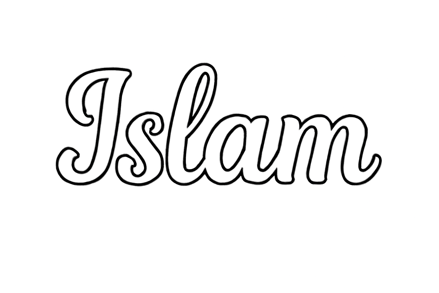 Coloriage Islam