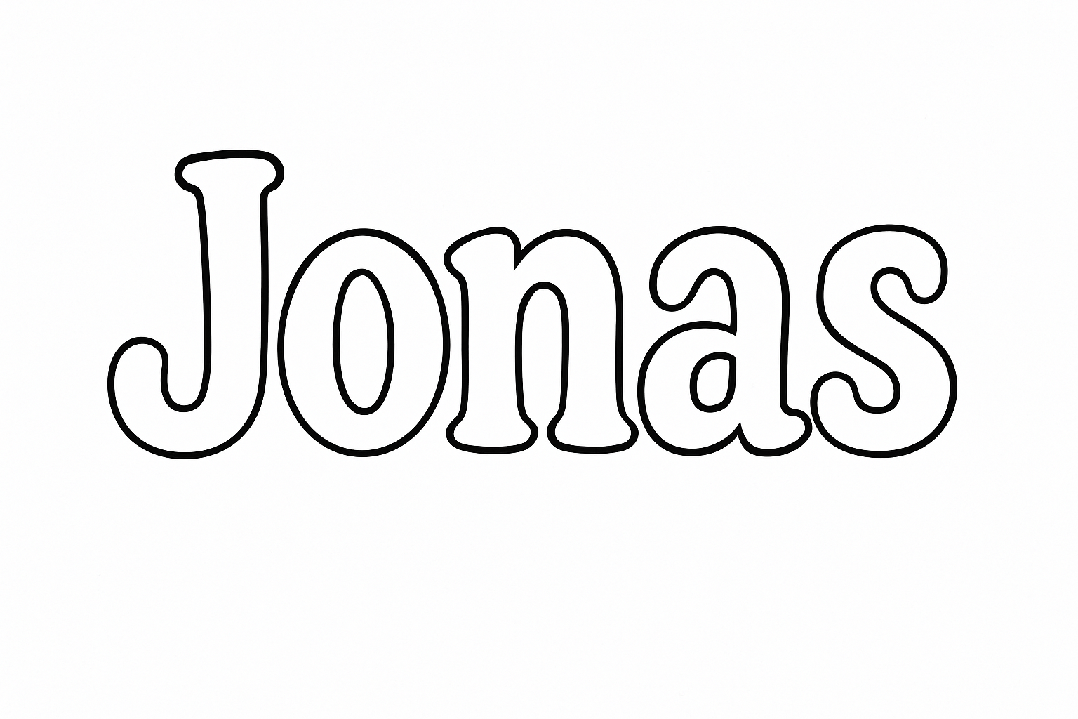 Coloriage Jonas
