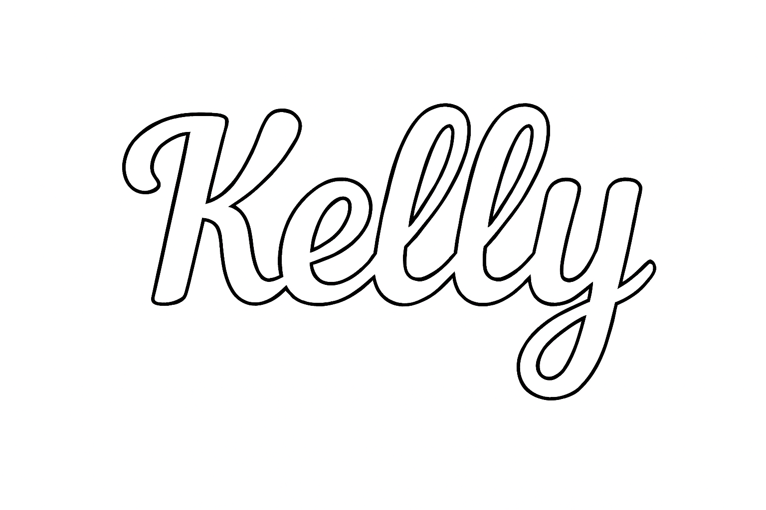 Coloriage Kelly