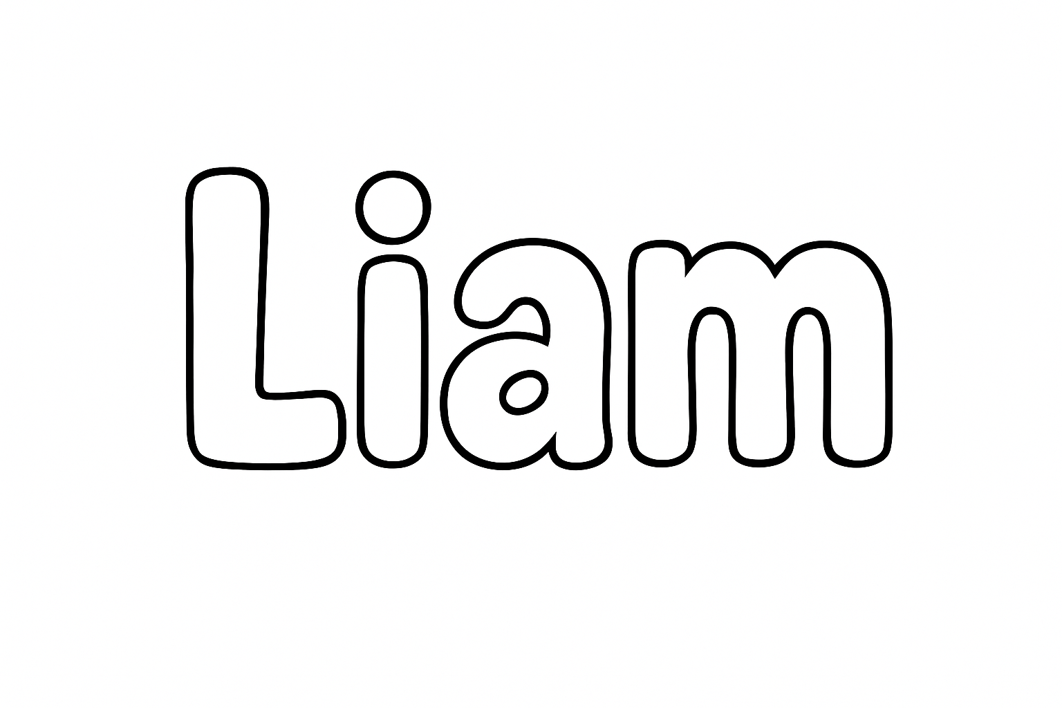 Coloriage Liam