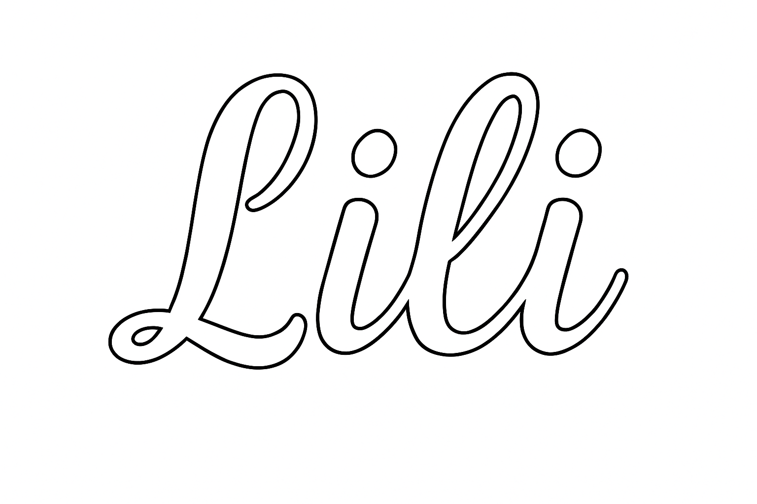 Coloriage Lili