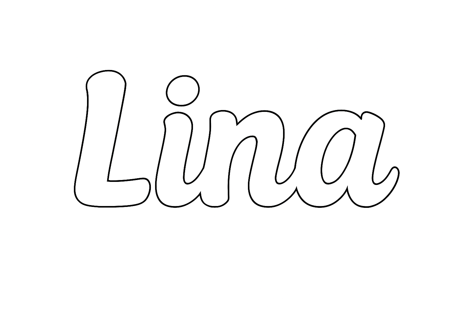 Coloriage Lina