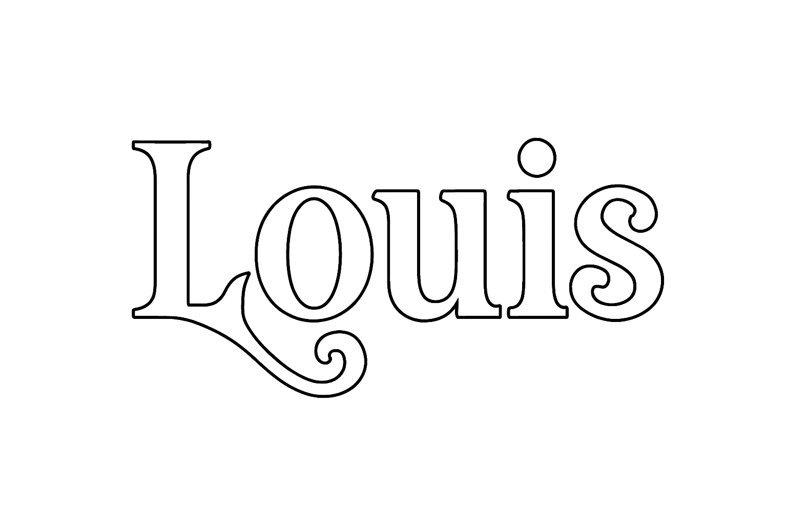 Coloriage Louis