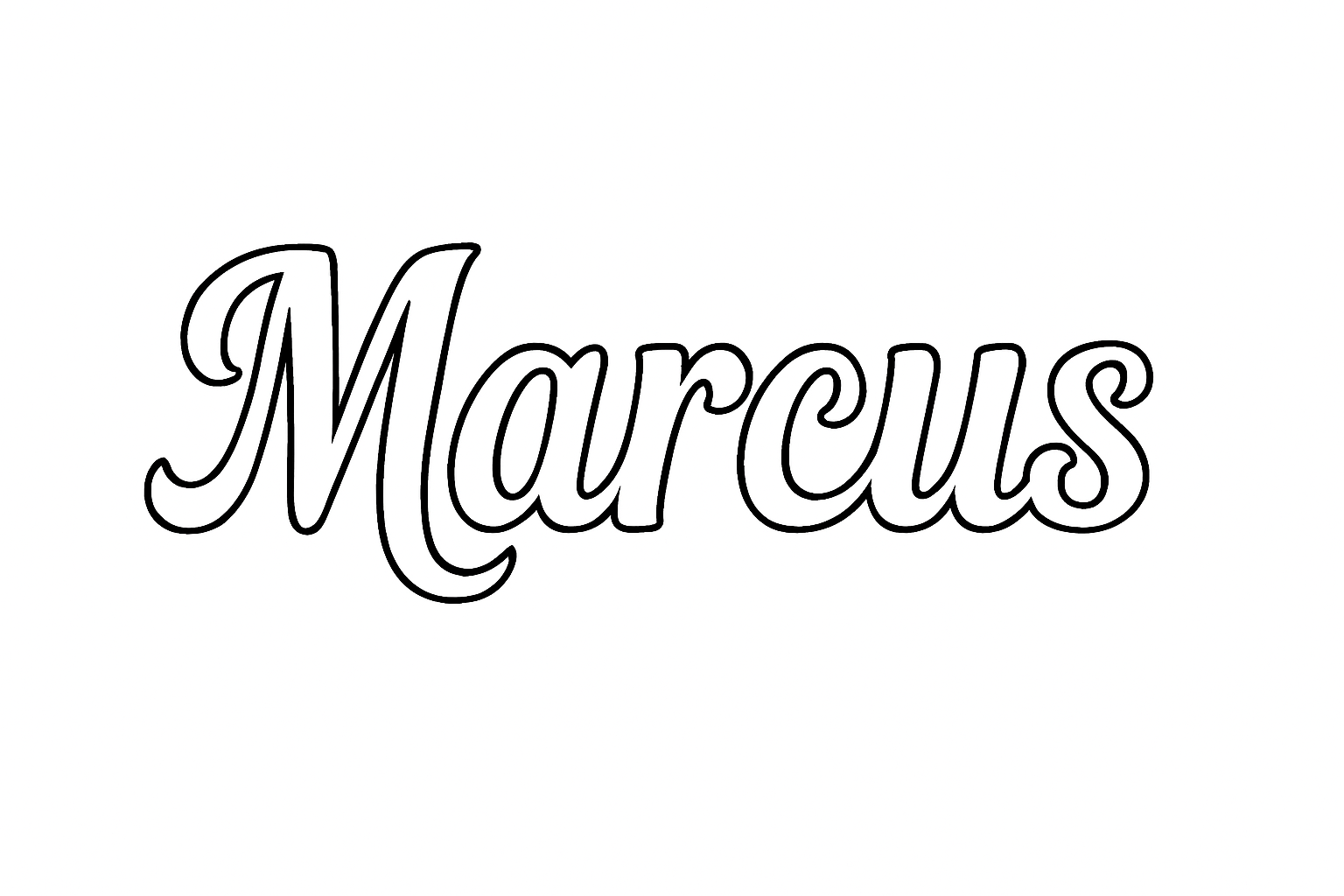 Coloriage Marcus