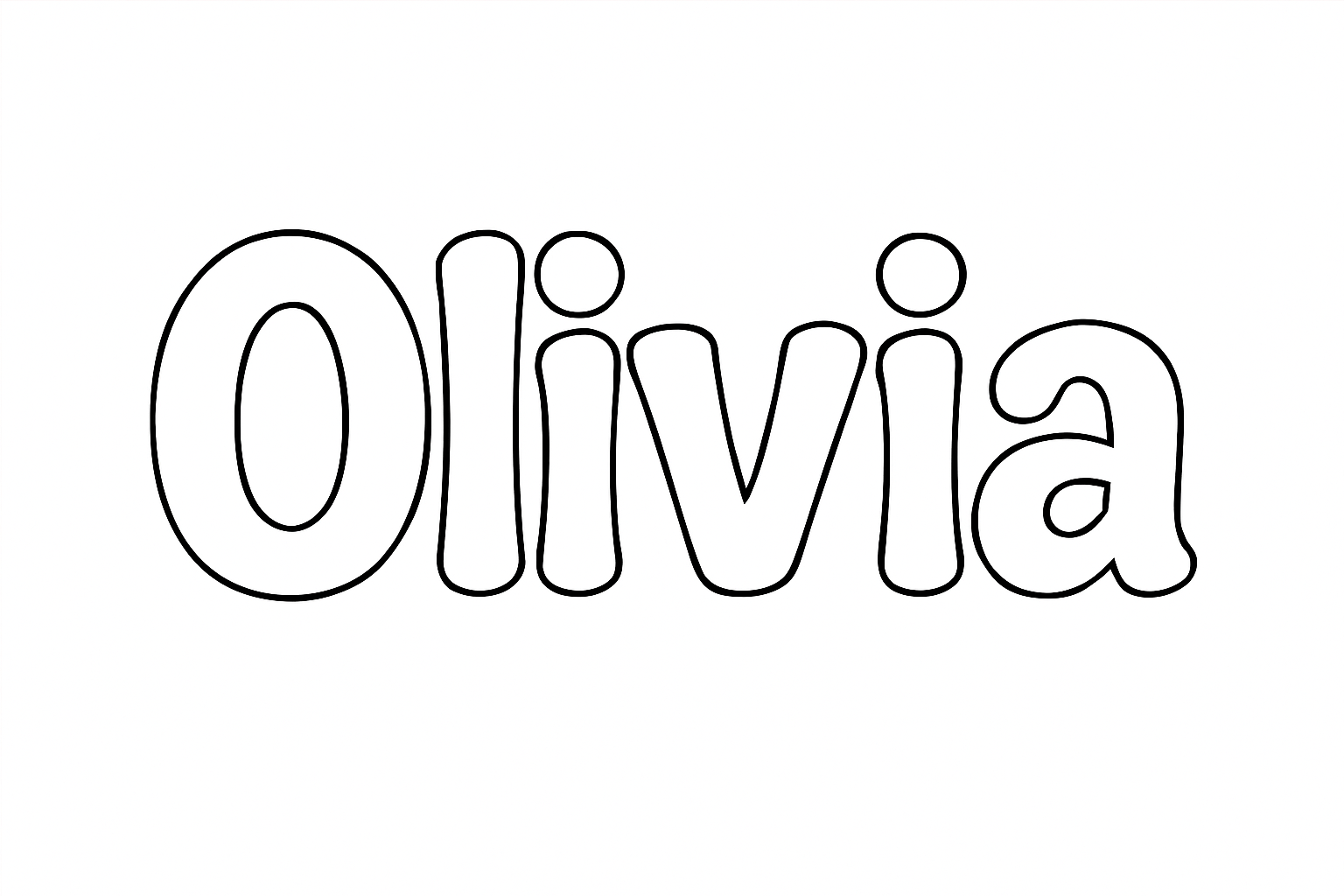 Coloriage Olivia