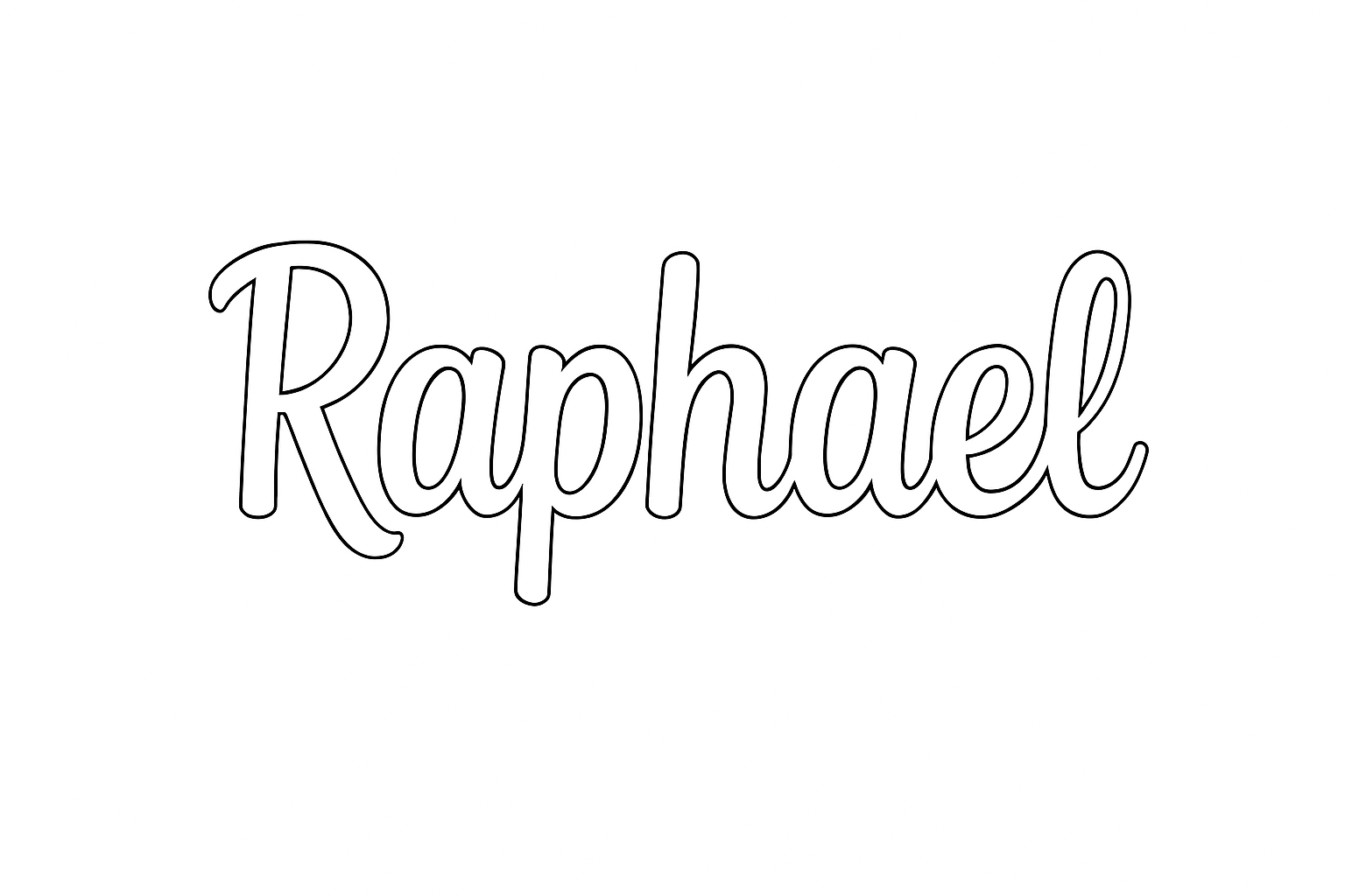 Coloriage Raphaël