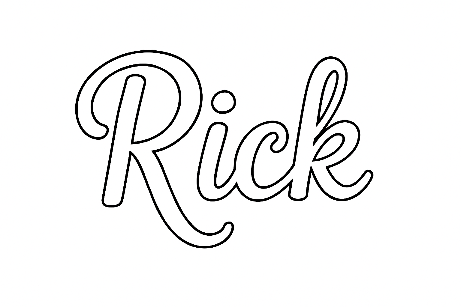 Coloriage Rick