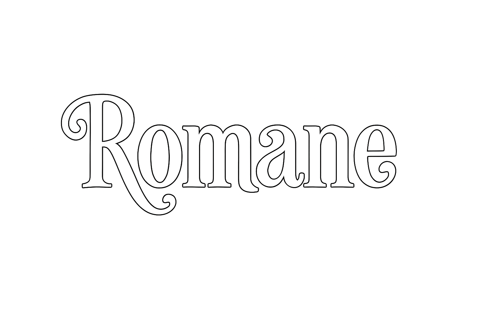 Coloriage Romane