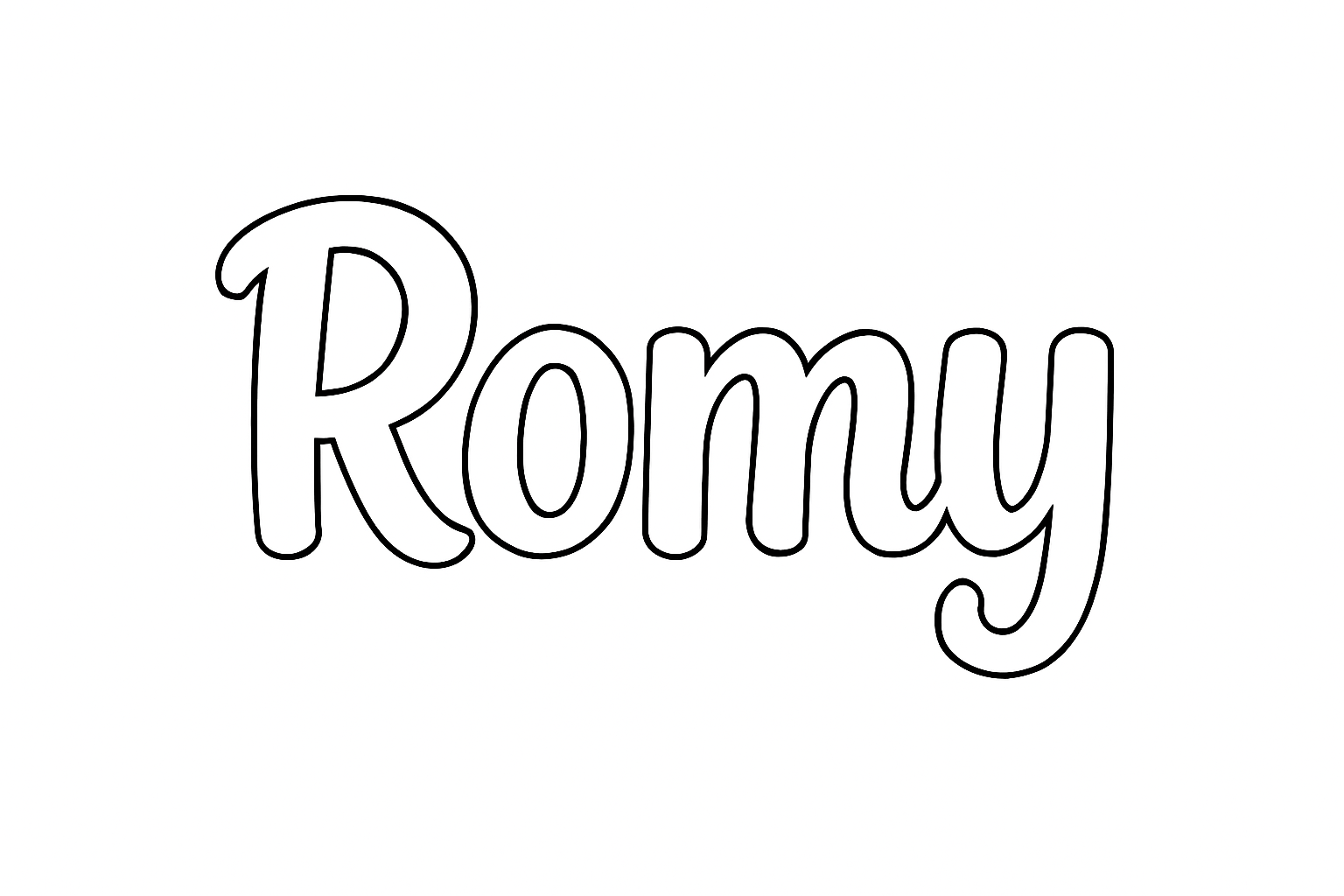 Coloriage Romy