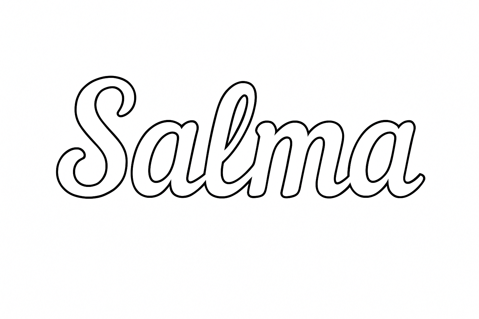 Coloriage Salma