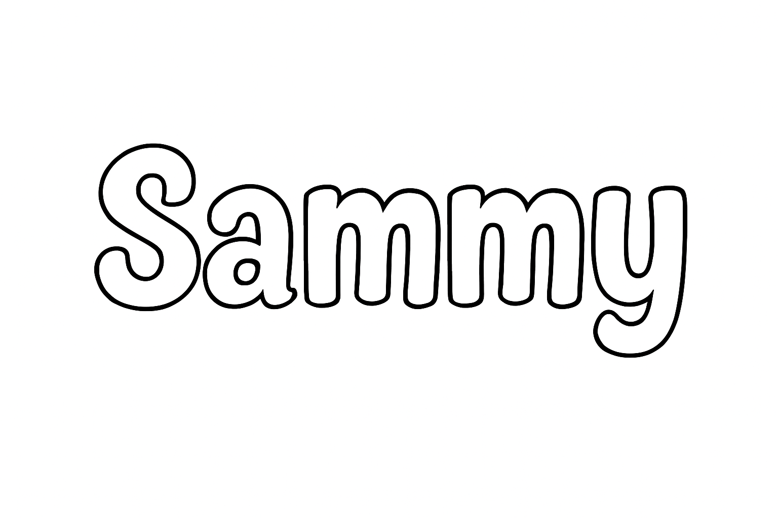 Coloriage Sammy