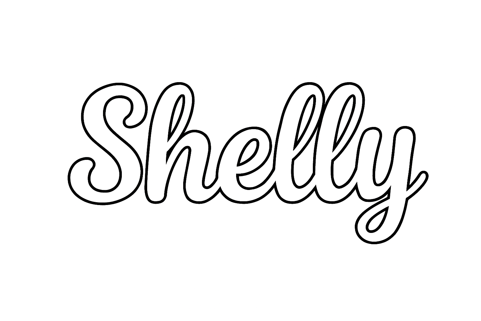 Coloriage Shelly