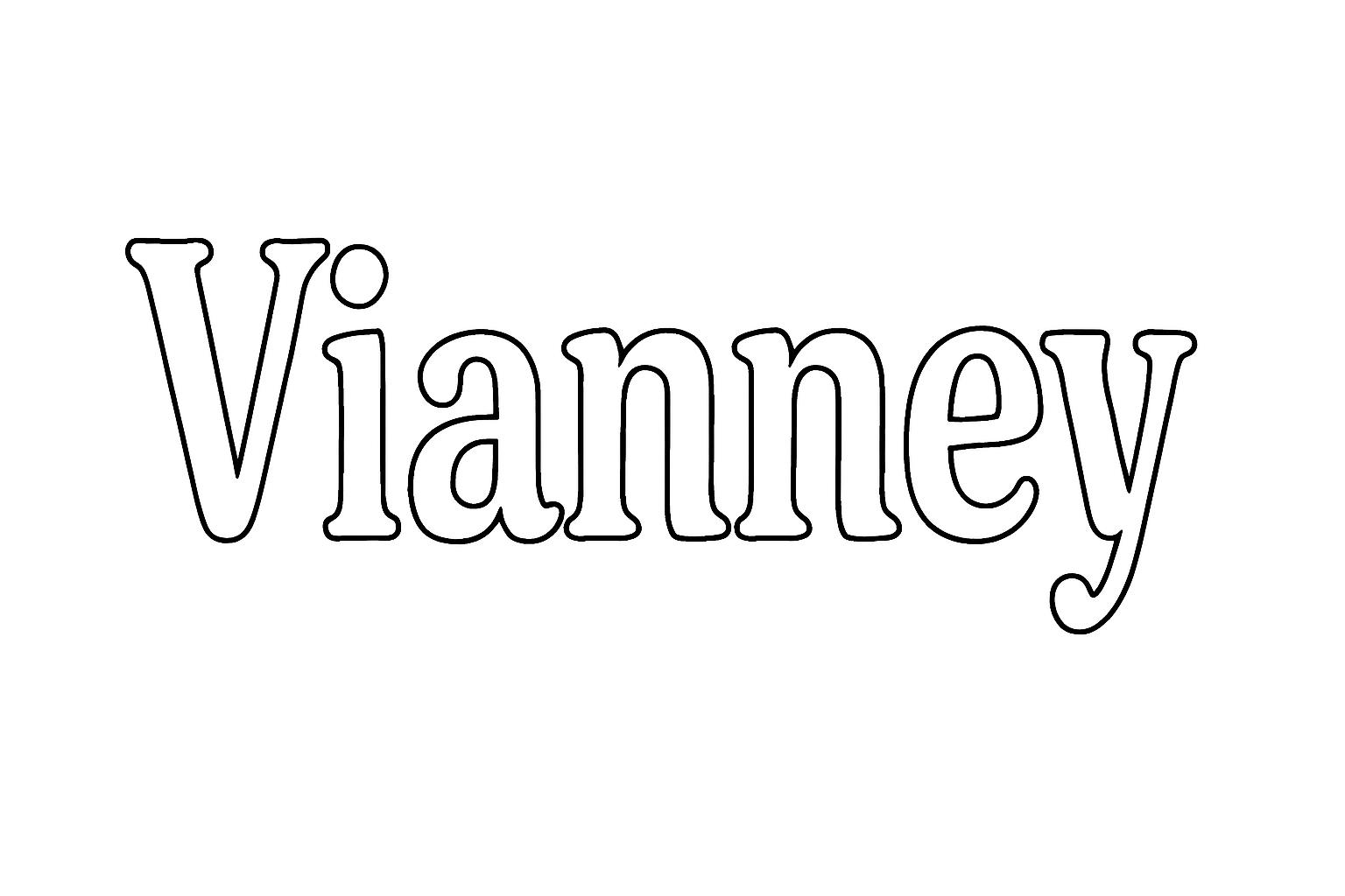 Coloriage Vianney