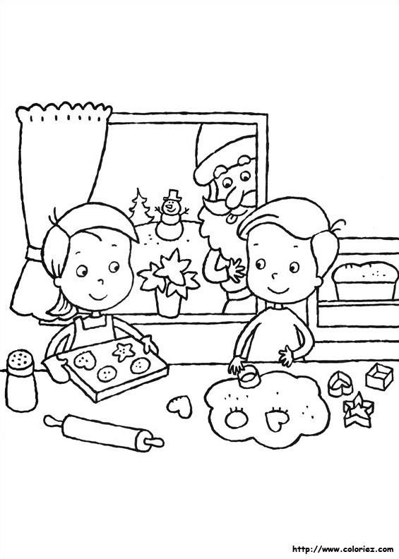Préparation des gâteaux de Noël