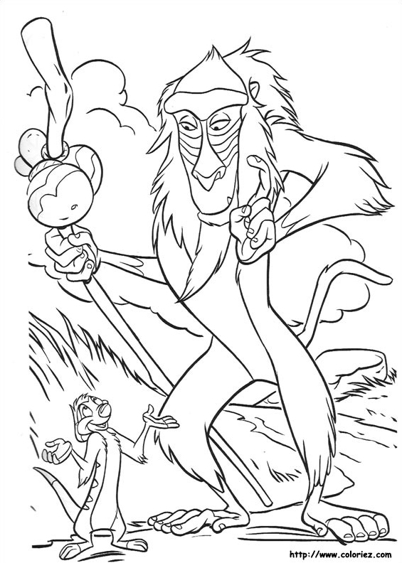 Rafiki et Timon