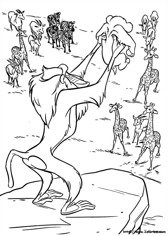 Rafiki présente l'enfant