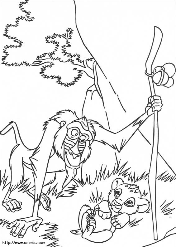 Rafiki veille sur Simba