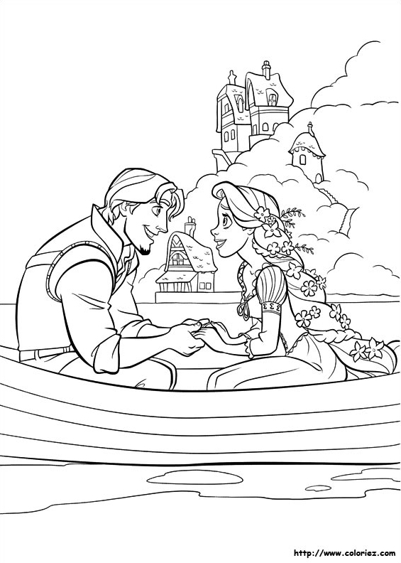 Raiponce et Flynn amoureux