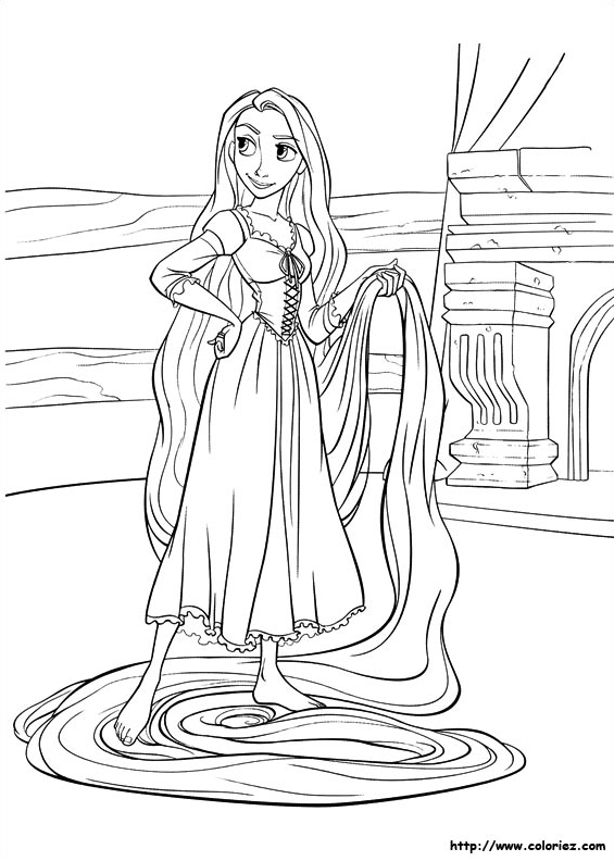 Raiponce jeune fille