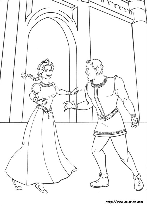 Retrouvailles de Shrek et Fiona