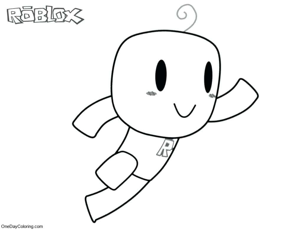 Coloriage Roblox bébé