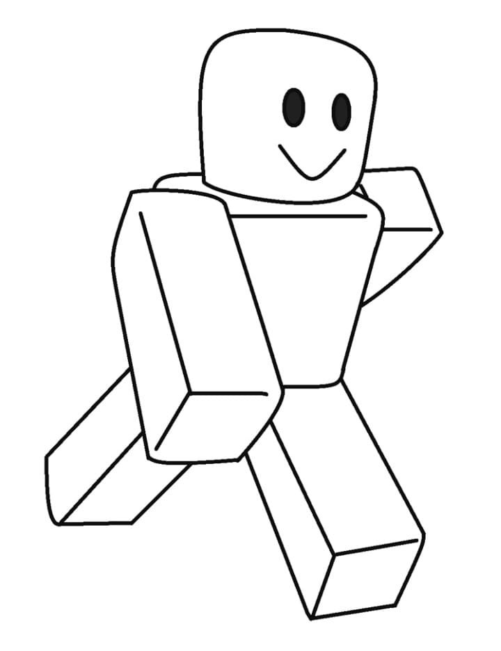 Coloriage Roblox simple