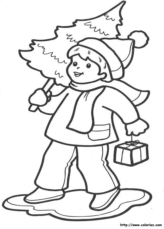 Sapin et cadeau