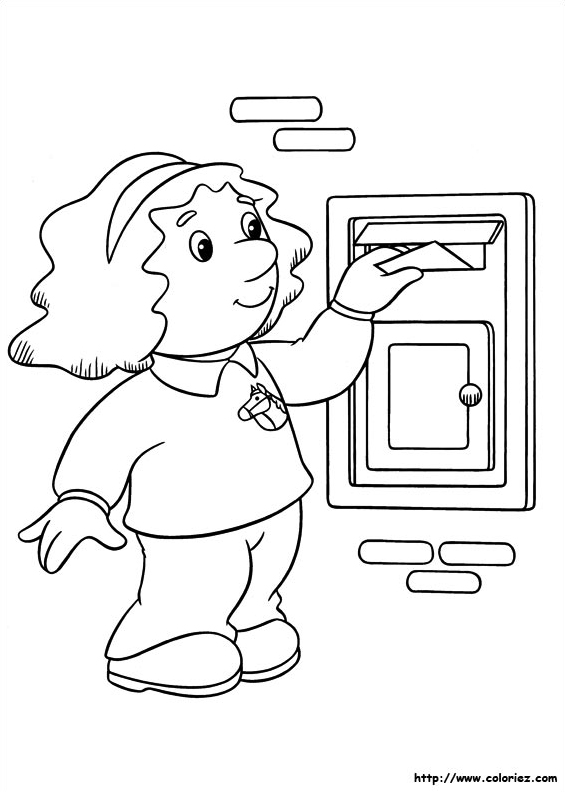 Sarah poste une lettre