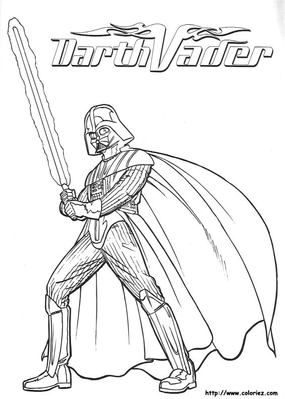 Star Wars, Dark Vador et son sabre laser