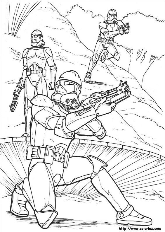 Star Wars, la troupe des clones.
