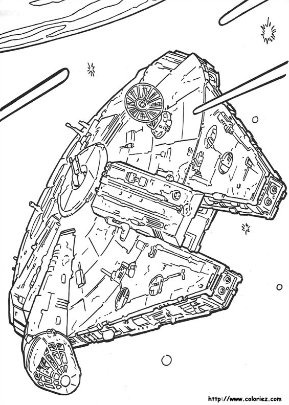 Star Wars, le falcon de Han Solo